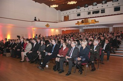 Der vollbesetzte Vaduzer Saal