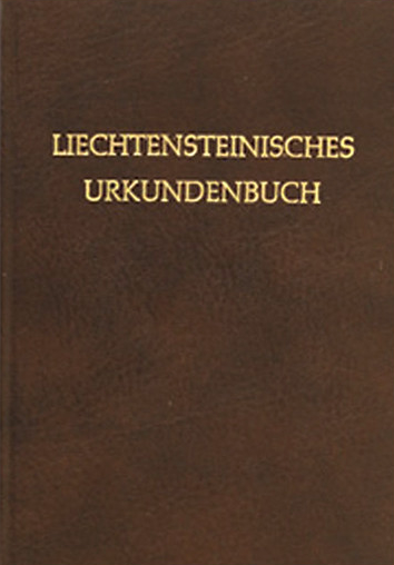 1996 Liechtensteinisches Urkundenbuch (I. Teil, 6. Band)